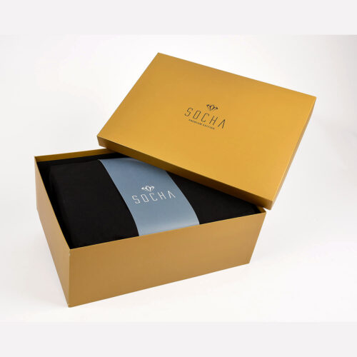 Geschenkbox mattgold
