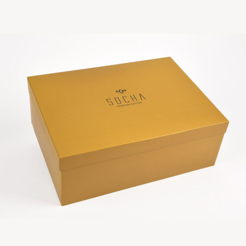 Geschenkbox mattgold