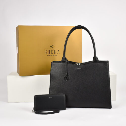 laptoptasche synthetik 15 zoll schwarz elegant von socha